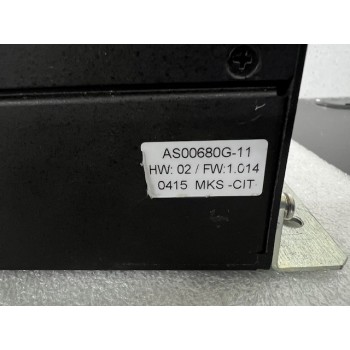 MKS AS00680G-11 MKS-CIT ECM2 control platform
